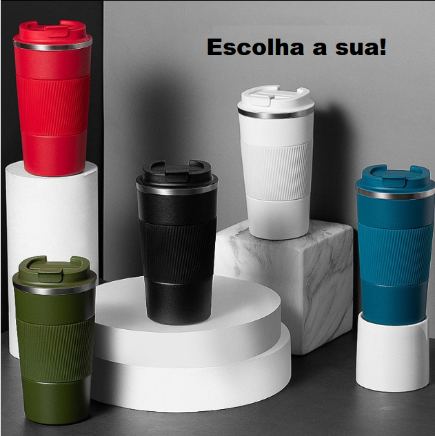 Caneca Térmica Portátil Inoxidável - Original