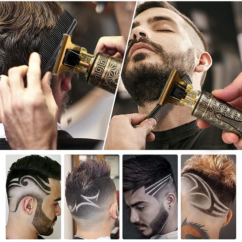 Máquina de Barba e Cabelo Profisssional T9