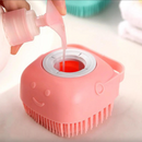 Escova de Banho Massageadora Pet