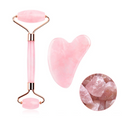 Kit Massageador Facial Gua sha - Jade Rolle